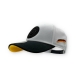 DEB - Curved Cap white - DEB Logo black - 55cm